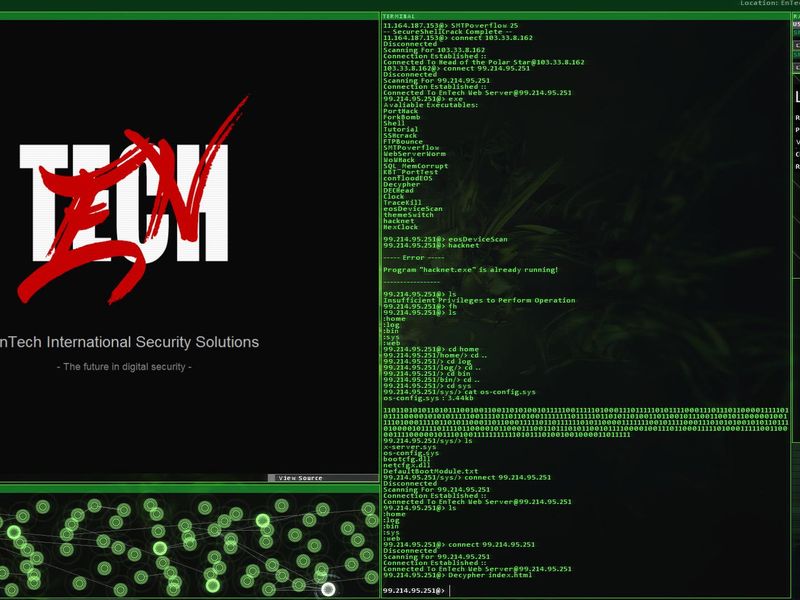 Скриншот 4 — Hacknet