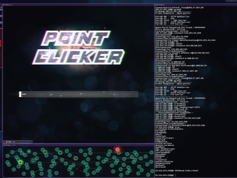 Скриншот 2 — Hacknet