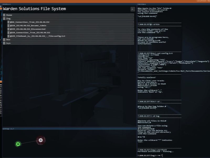 Скриншот 3 — Hacknet