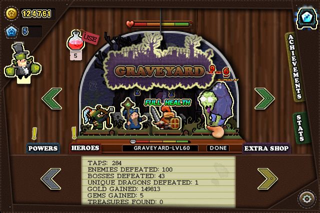 Tap Heroes — скриншот 5