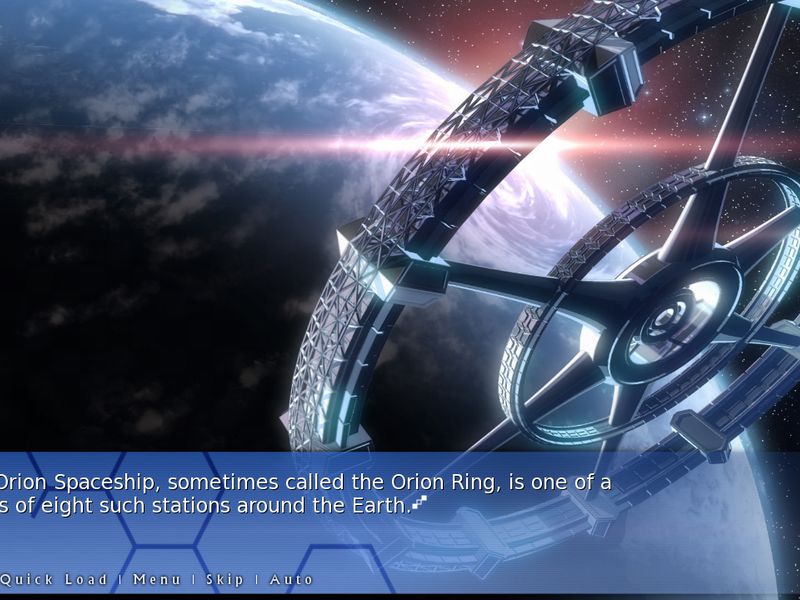 Orion A Sci Fi Visual Novel — скриншот 1