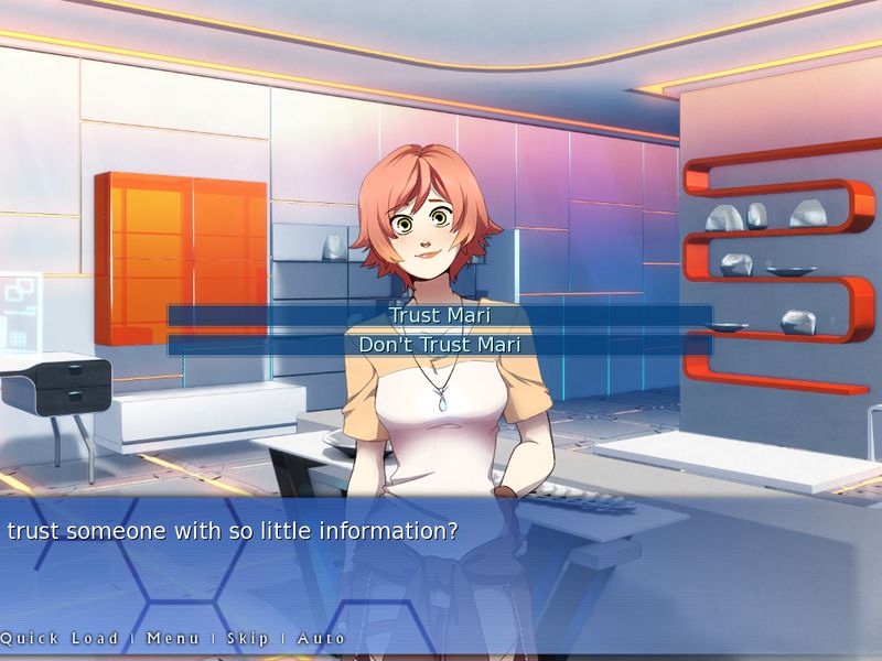 Orion A Sci Fi Visual Novel — скриншот 4