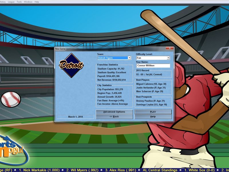 Baseball Mogul 2015 — скриншот 3