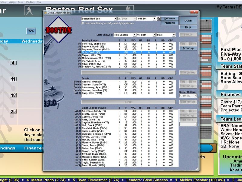 Baseball Mogul 2015 — скриншот 5