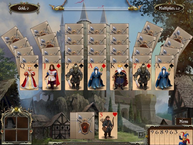 Legends of Solitaire Curse of the Dragons — скриншот 1