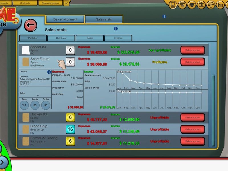 Game Tycoon 2 — скриншот 4