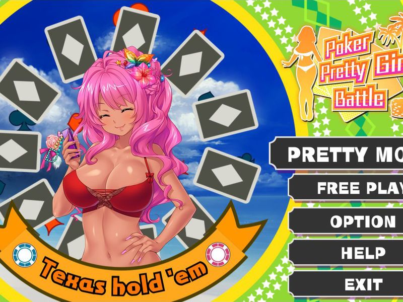 Poker Pretty Girls Battle Texas Hold'em — скриншот 1
