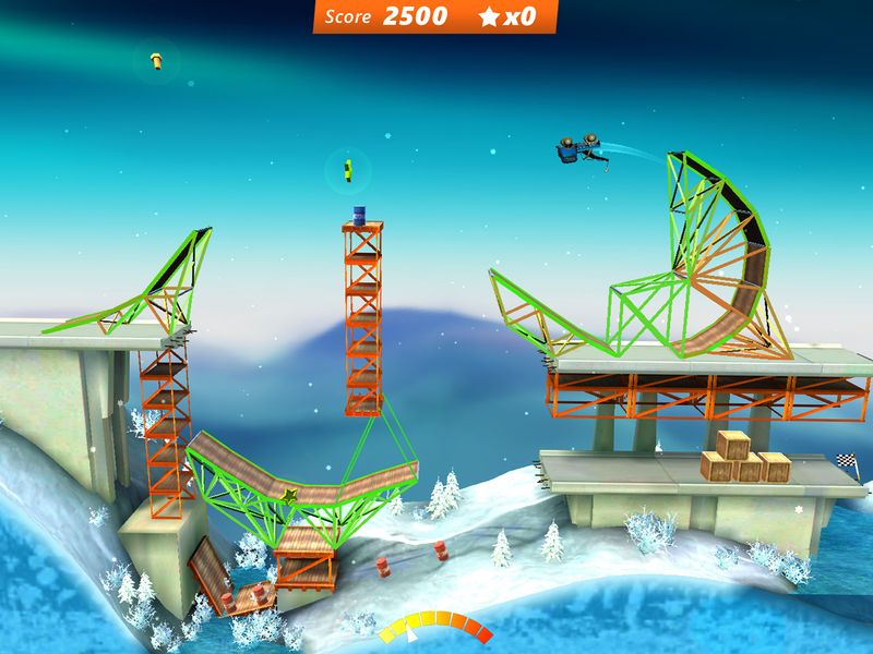 Скриншот 1 — Bridge Constructor Stunts