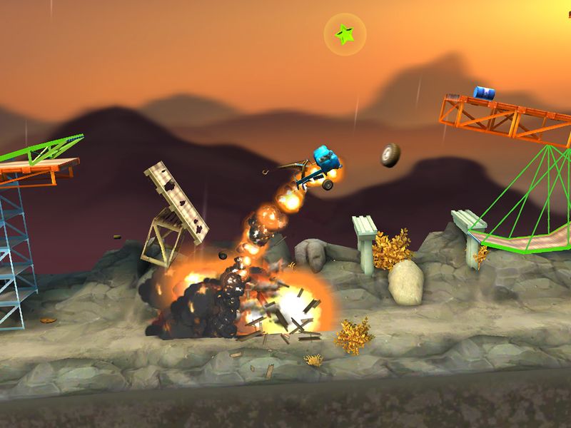 Скриншот 5 — Bridge Constructor Stunts