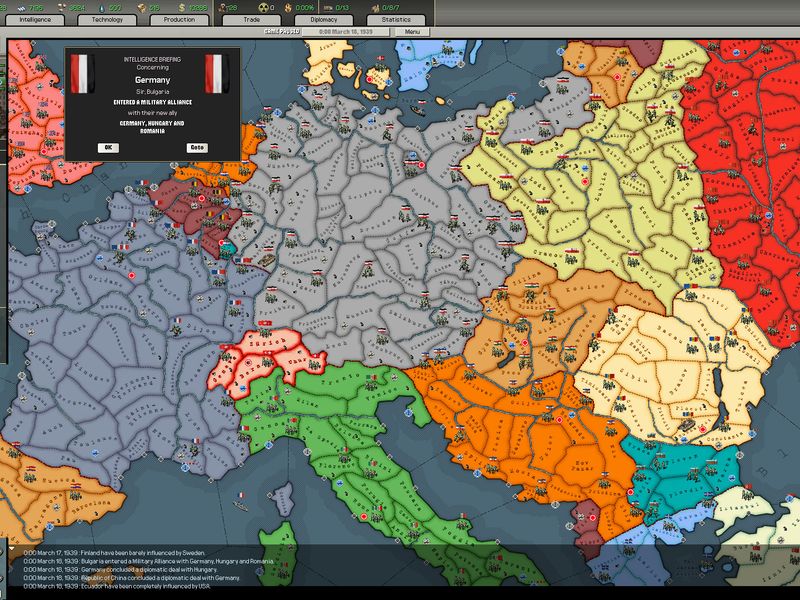 Arsenal of Democracy A Hearts of Iron Game — скриншот 1