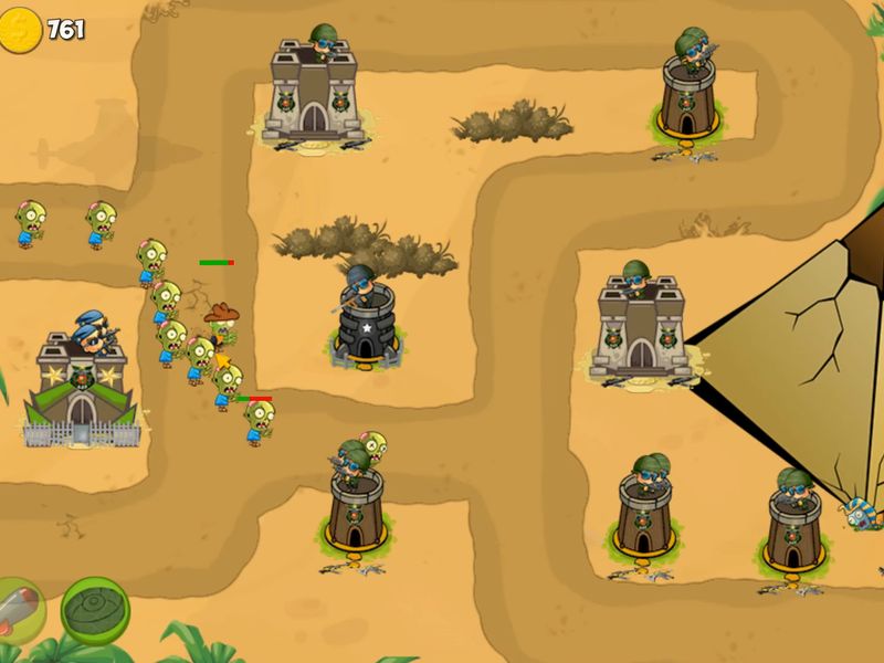 Zombie Wars Invasion — скриншот 2