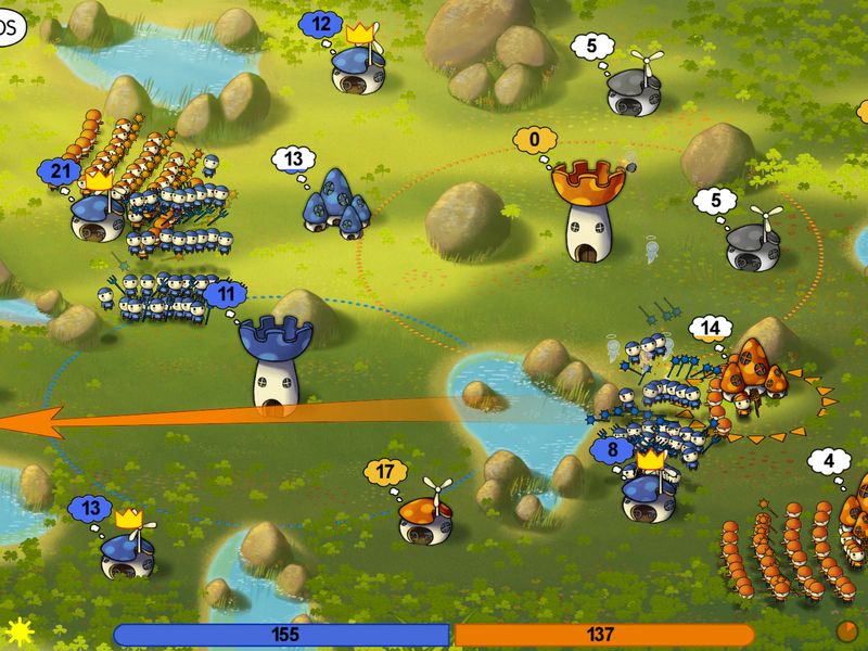 Mushroom Wars — скриншот 1