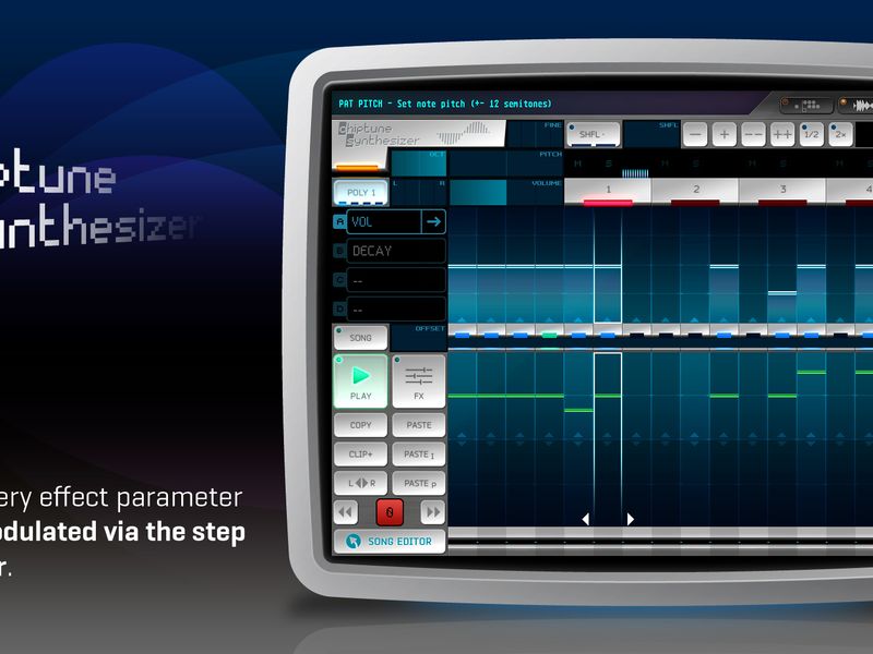 Rytmik Lite Chiptune Synthesizer — скриншот 2