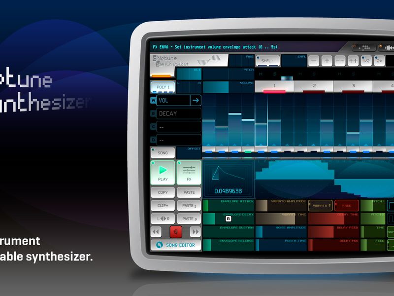 Rytmik Lite Chiptune Synthesizer — скриншот 3