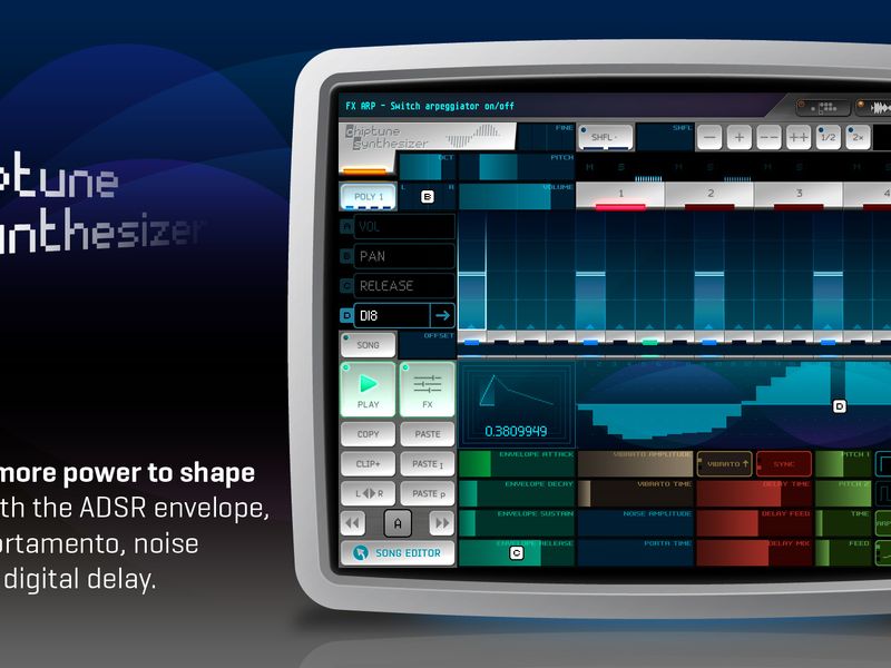 Rytmik Lite Chiptune Synthesizer — скриншот 4
