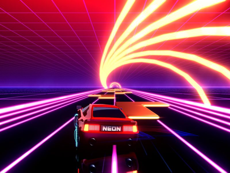 Neon Drive — скриншот 2