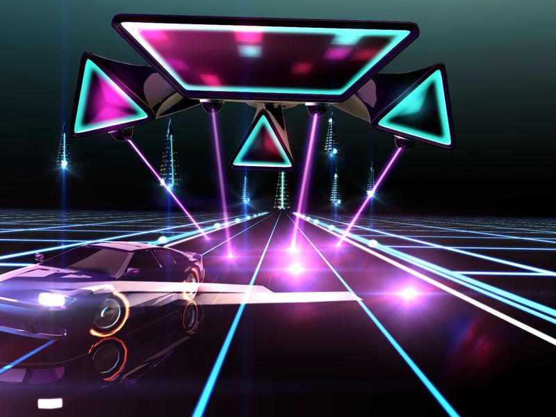 Neon Drive — скриншот 4
