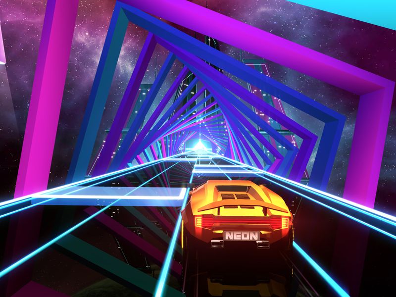 Neon Drive — скриншот 5