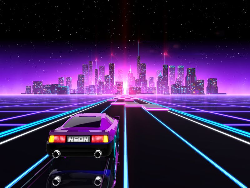 Neon Drive — скриншот 1