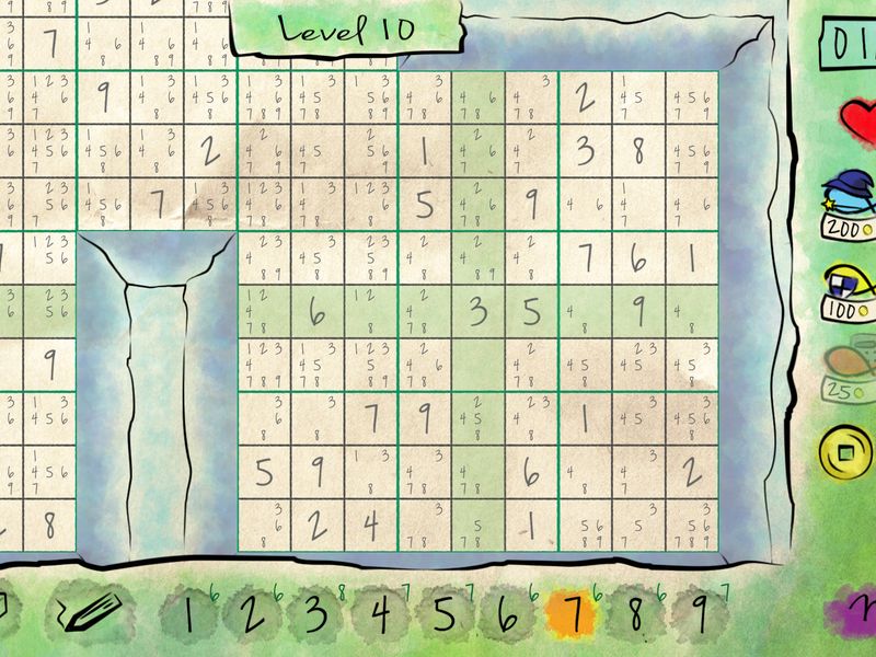 Sudoku Quest — скриншот 3