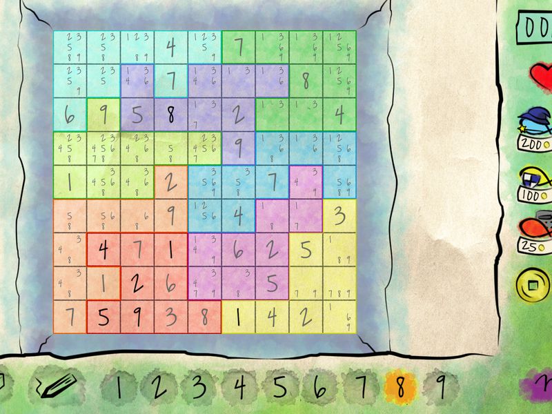 Sudoku Quest — скриншот 2