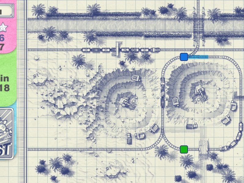 Paper Train Traffic — скриншот 4