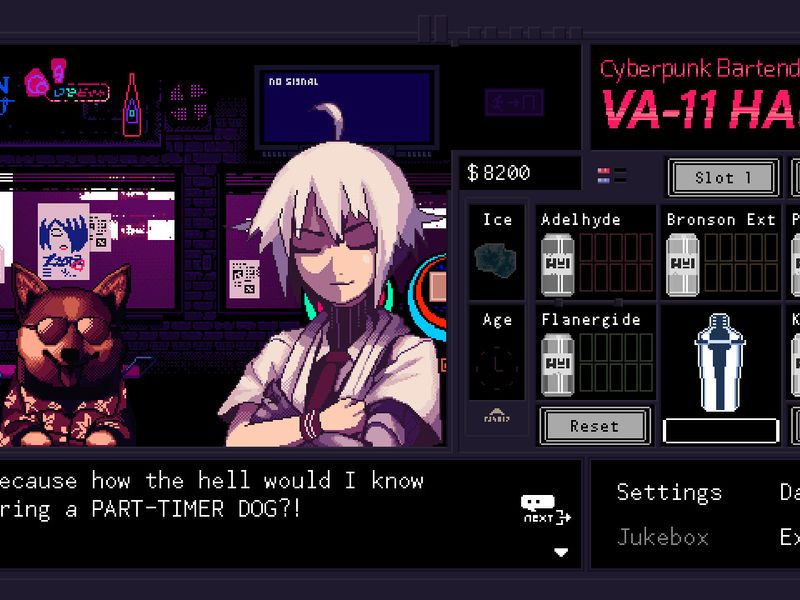 VA 11 Hall A Cyberpunk Bartender Action — скриншот 2