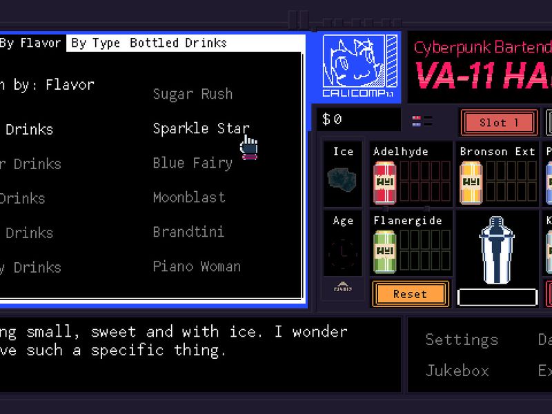 VA 11 Hall A Cyberpunk Bartender Action — скриншот 4