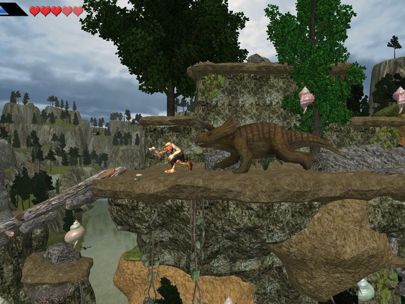 Caveman World Mountains of Unga Boonga — скриншот 1
