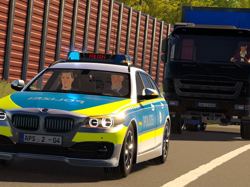 Скриншот 1 — Autobahn Police Simulator 2
