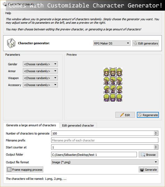 Game Character Hub PE DS Generator Parts — скриншот 4