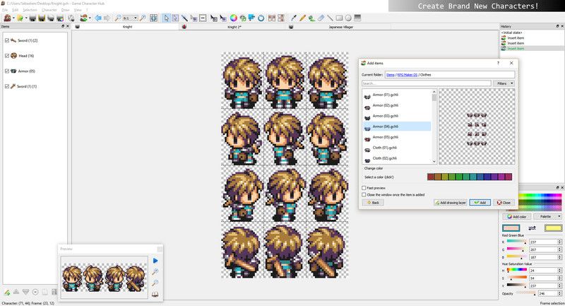 Game Character Hub PE DS Generator Parts — скриншот 1
