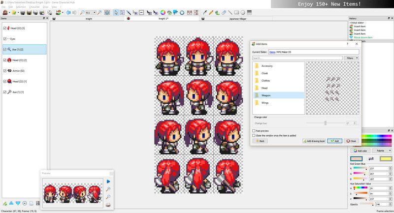 Game Character Hub PE DS Generator Parts — скриншот 2