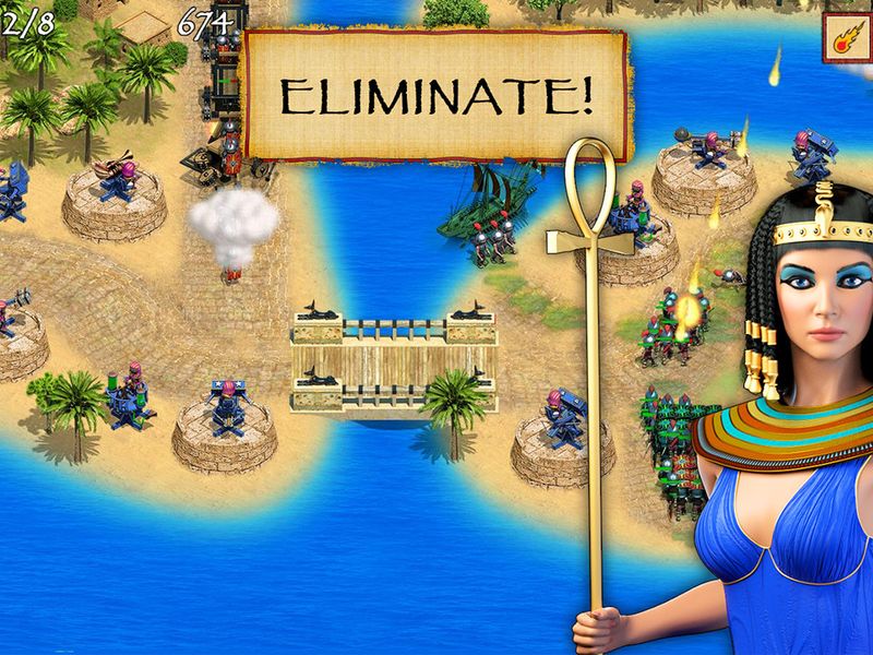 Defense of Egypt Cleopatra Mission — скриншот 1