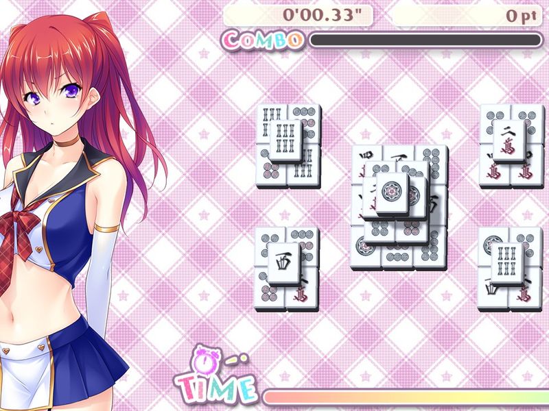Delicious! Pretty Girls Mahjong Solitaire — скриншот 5