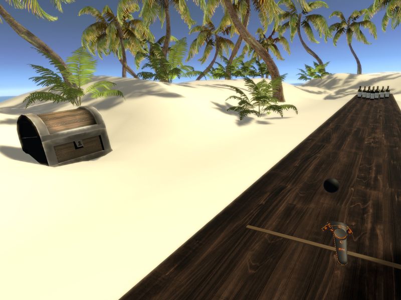 Beach Bowling Dream VR — скриншот 2