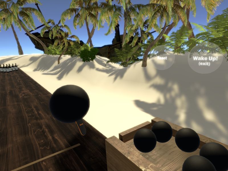 Beach Bowling Dream VR — скриншот 1