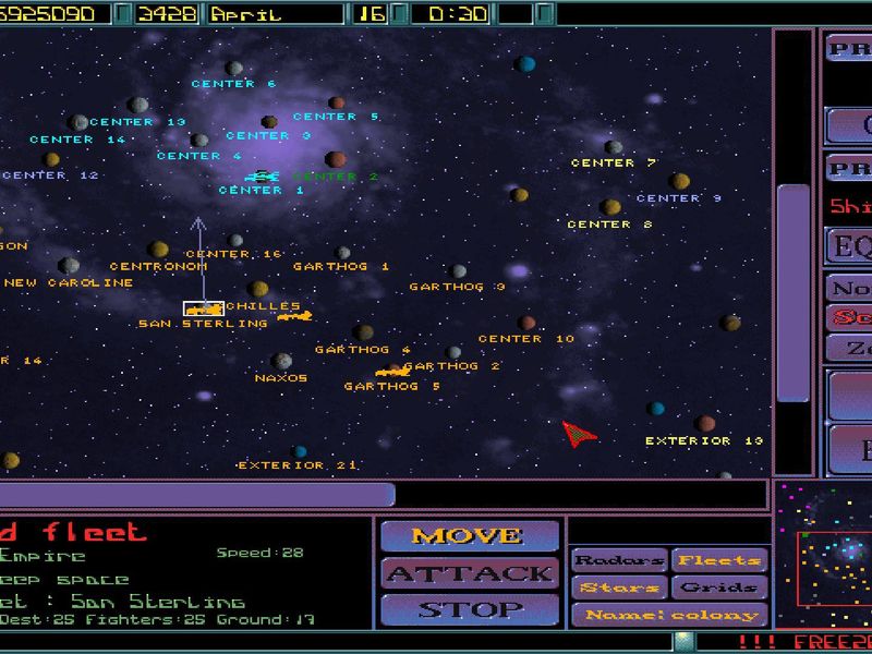 Imperium Galactica — скриншот 4