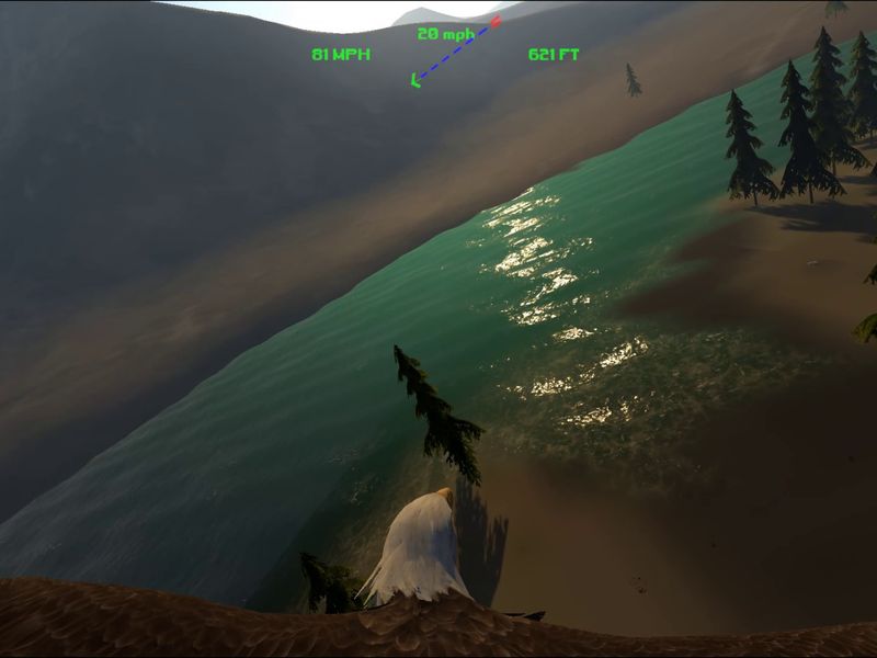 Aquila Bird Flight Simulator — скриншот 1