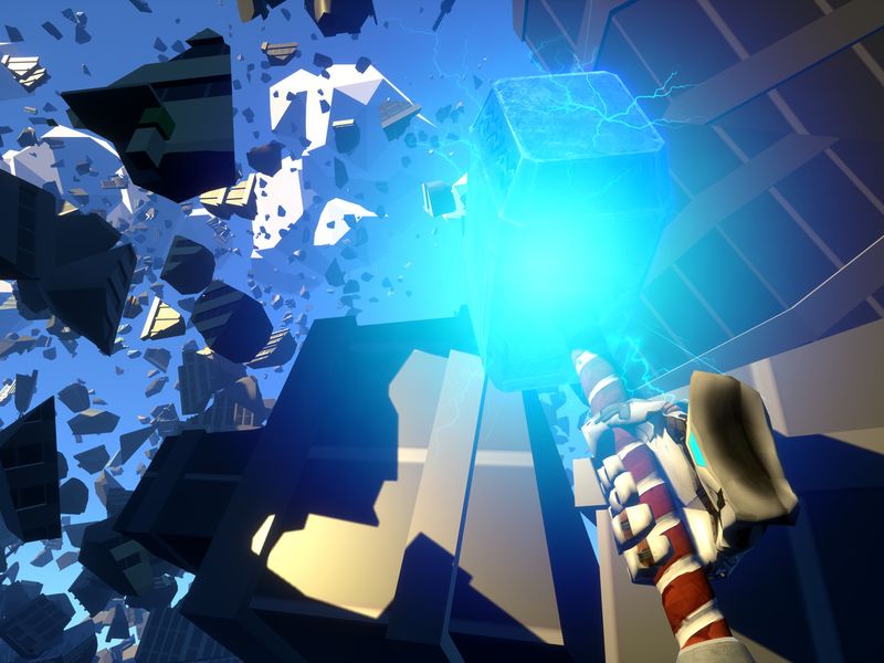 VRobot VR Giant Robot Destruction Simulator — скриншот 5