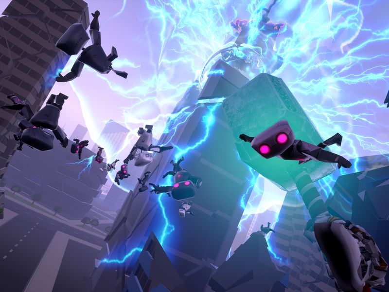 VRobot VR Giant Robot Destruction Simulator — скриншот 3
