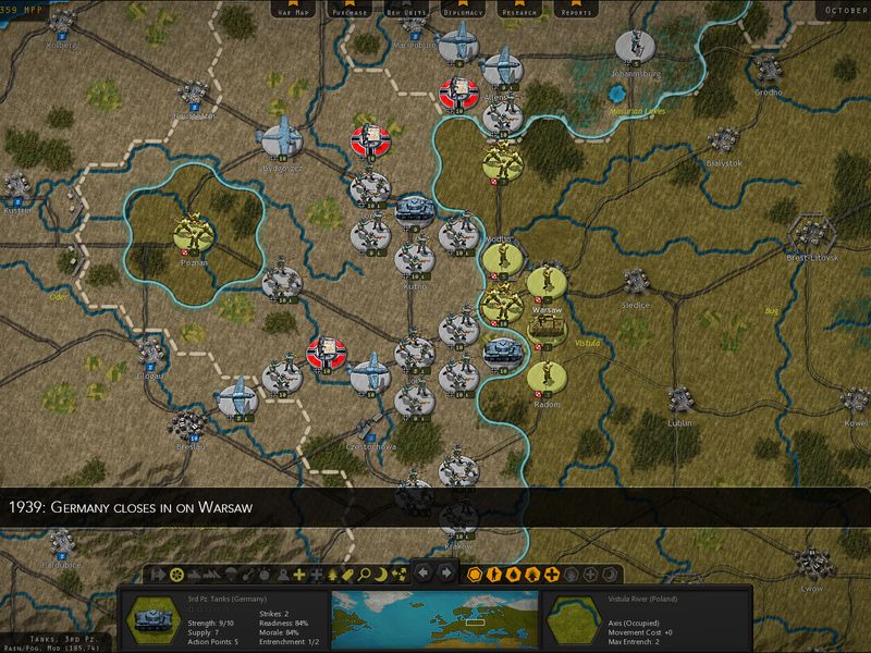 Strategic Command WWII: War in Europe — скриншот 1