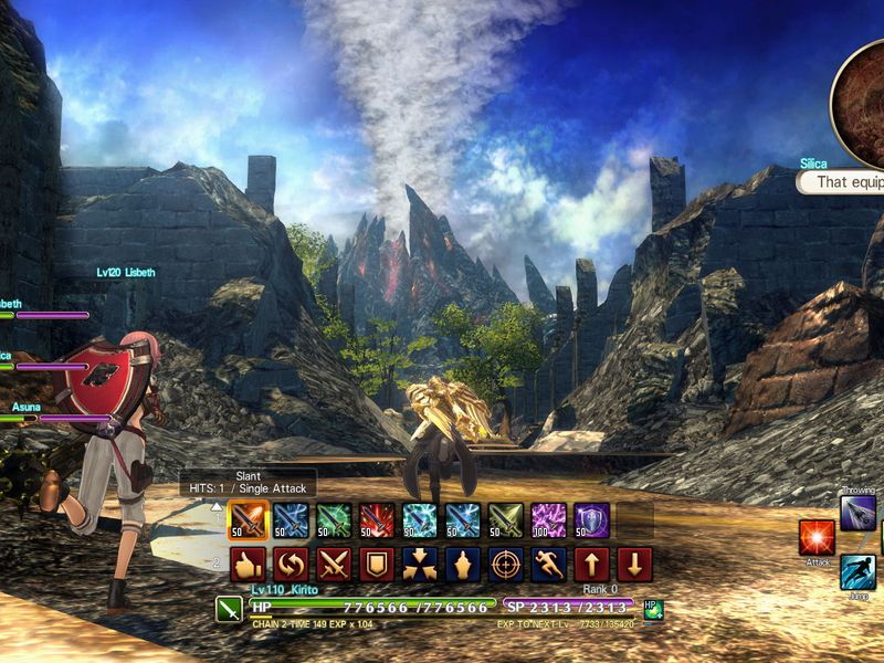 Sword Art Online Hollow Realization — скриншот 1