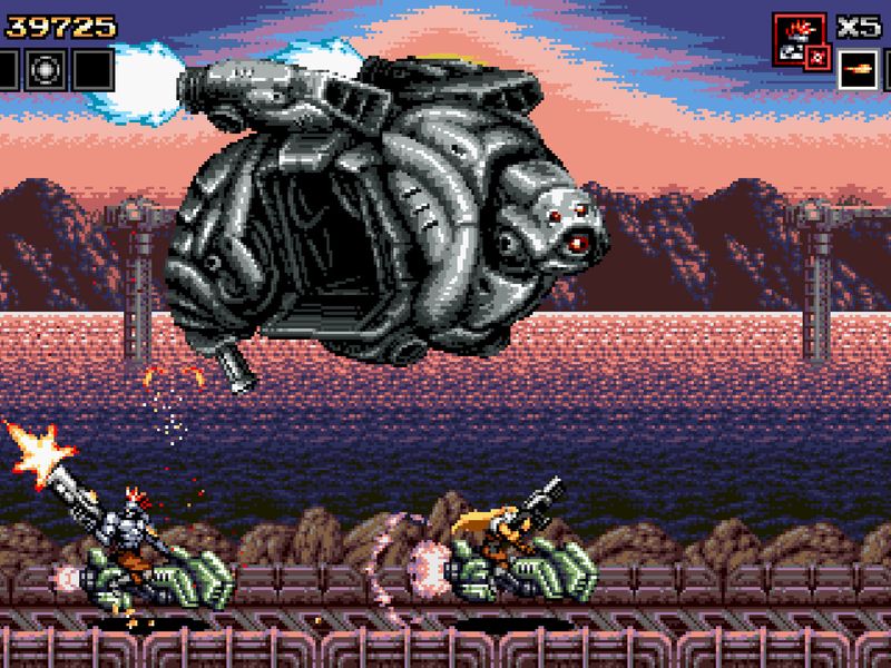 Blazing Chrome — скриншот 2