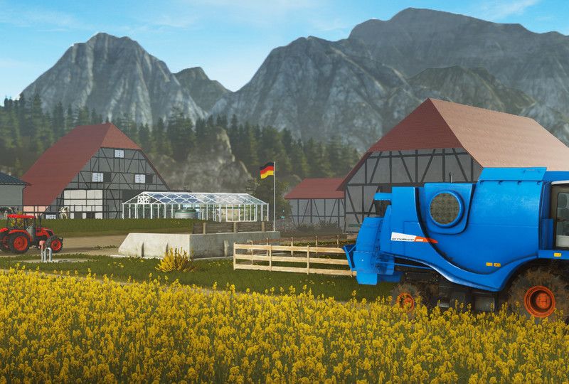 Pure Farming 2018 Germany Map — скриншот 4