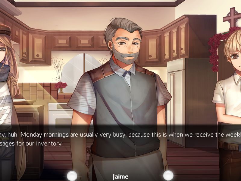 On Earth As It Is In Heaven A Kinetic Novel — скриншот 2