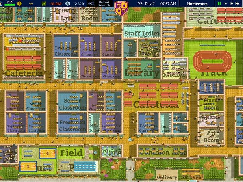 Academia School Simulator — скриншот 1
