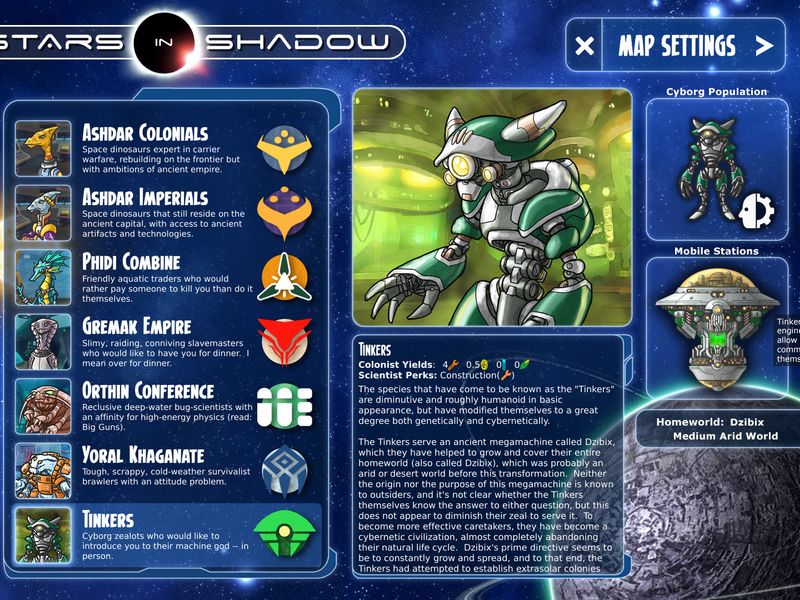 Stars in Shadow Legacies — скриншот 1