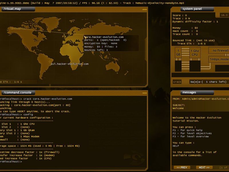 Hacker Evolution — скриншот 5