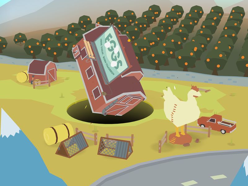 Donut County — скриншот 1